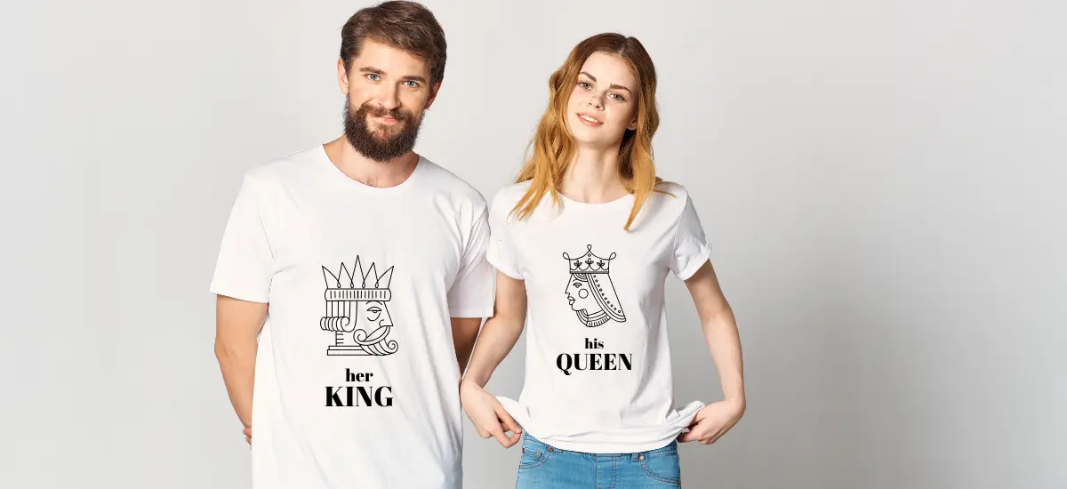 customized t shirts for couples